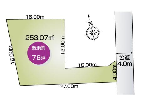 【区画図】熊谷市見晴町