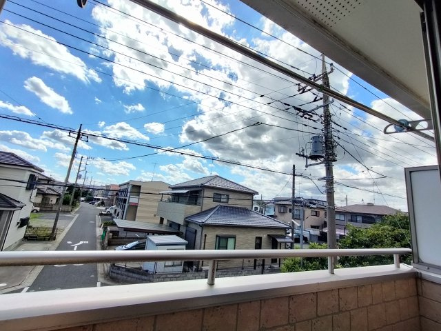 本宿ガーデンヒルズの展望|遮る物の無い明るいバルコニーです！