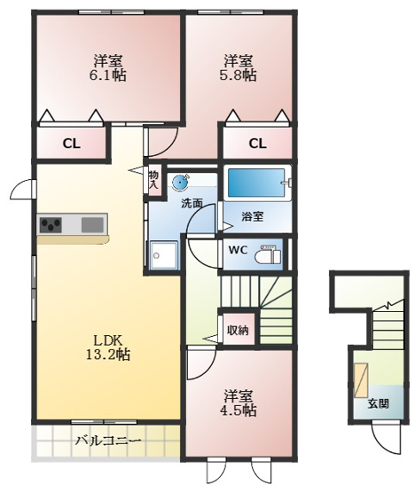 【間取り】 | Villa Galibier