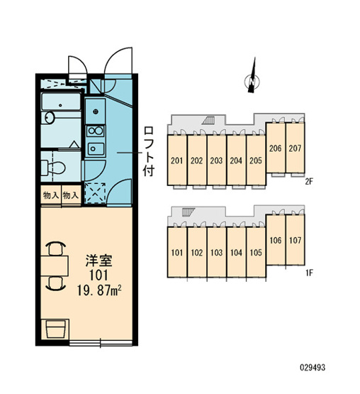【区画図】 | ウエスト本郷Ⅰ
