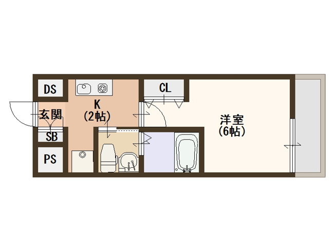 【間取り】 | グランパシフィック花園北