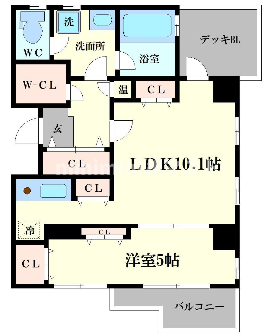 アースブルージュの間取り