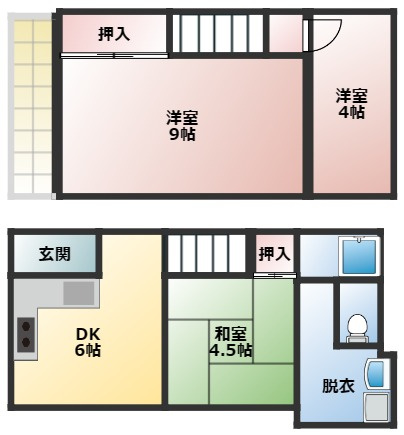 【間取り】 | 嵐山上海道町貸家