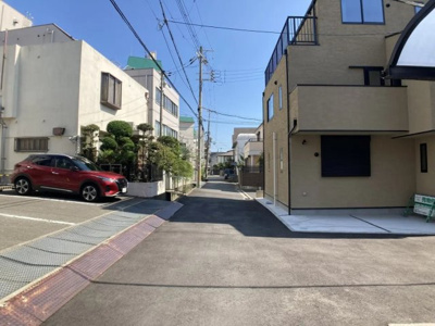 【前面道路含む現地写真】 | 西宮市　松籟荘　新築戸建