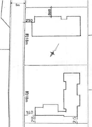 【土地図】 | 大室高原別荘地　古家付土地