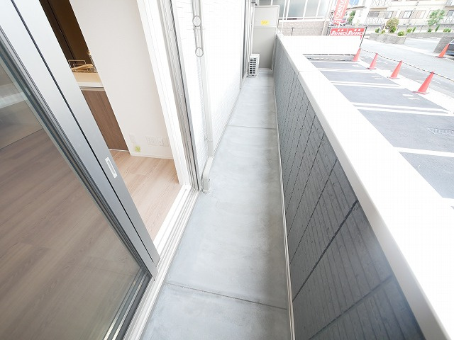 ルーエ（大安寺）のバルコニー|お洗濯にも便利なバルコニー付き