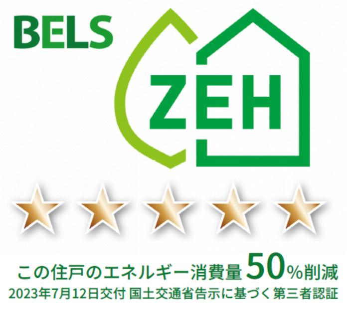 ルーエ（大安寺）の省エネ性能ラベル