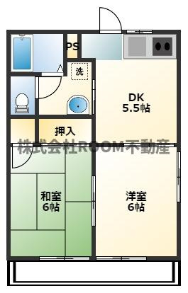 ガーデンR７の間取り