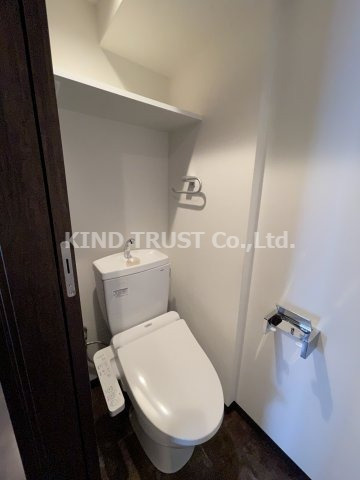 プレジオ天神橋Ⅱのトイレ|シンプルで使いやすいトイレです