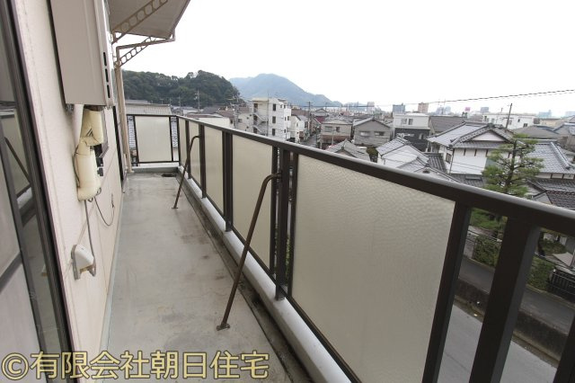 メゾン桜のバルコニー