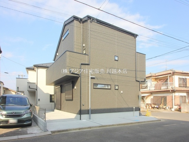 川越市野田町1丁目　新築戸建の外観|完成物件！ご内覧いただけます♪