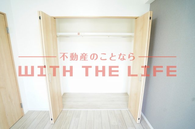 アザレアハイツ蒲池【キャッシュバック対象物件】の収納|こまごまとしたものを収納できそうですね