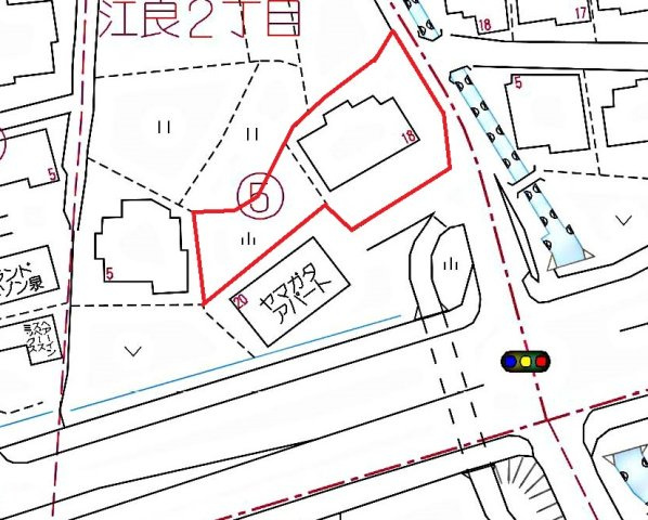 江良2丁目　中古住宅の地図