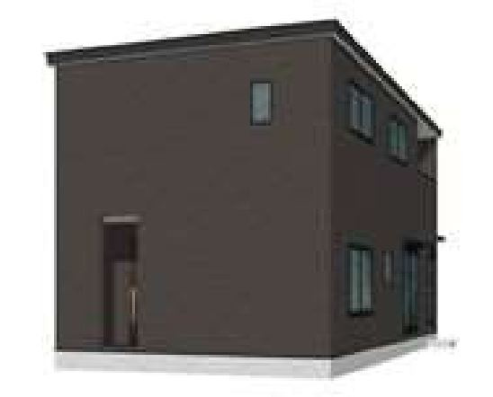 高崎吉井町下長根（全4棟）4号棟の外観パース|外観パースです