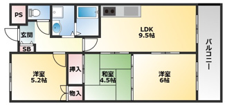 【間取り】 | フローラルマンション