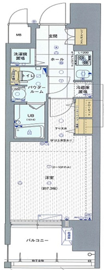 【間取り】 | エスライズ東心斎橋