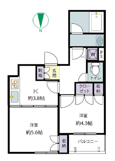 【間取り】 | ジェイパーク新中野