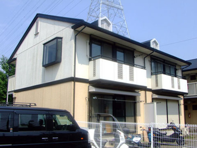 日当たり良好な２DKアパート♪4世帯で全室角部屋♪