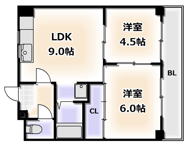 【間取り】 | エメラルドマンション