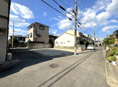 【前面道路含む現地写真】 | 伏見区向島二ノ丸町　注文住宅　建築条件なし　土地 | 『この土地の広さにはどんな家が建つの？』注文住宅についての質問やその他、些細な事でもなんなりとお聞き下さい(^-^)