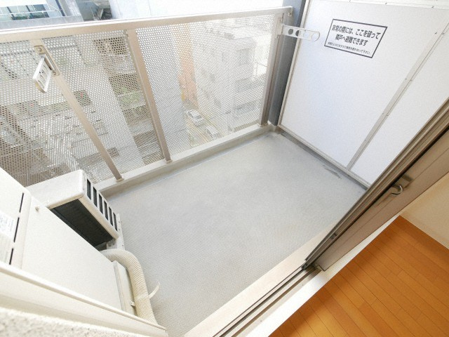レジディア京町堀のバルコニー