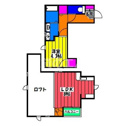 【間取り】 | ＣＢ博多南ダリアの間取り