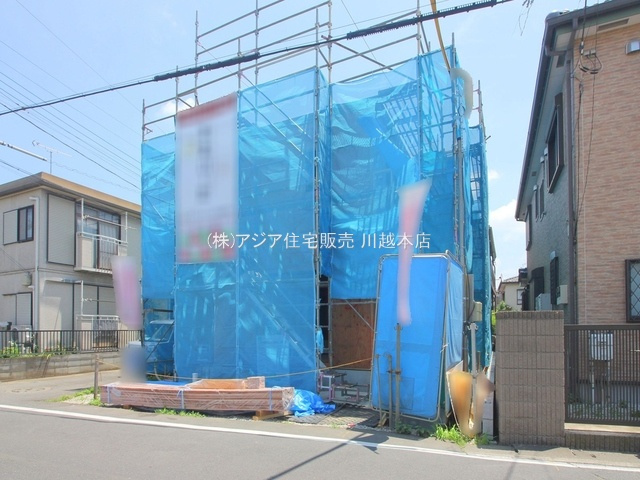 川越市藤間22-1期　新築戸建の外観|建築中