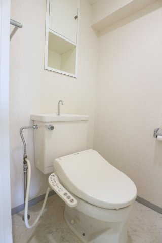 府中市美好町３丁目の賃貸マンションのトイレ
