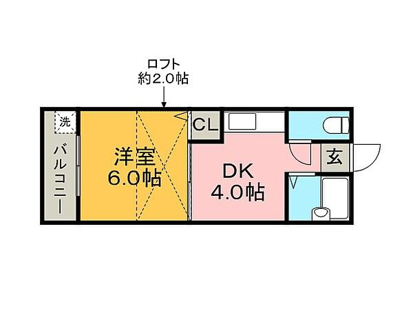 カーサ京町の間取り