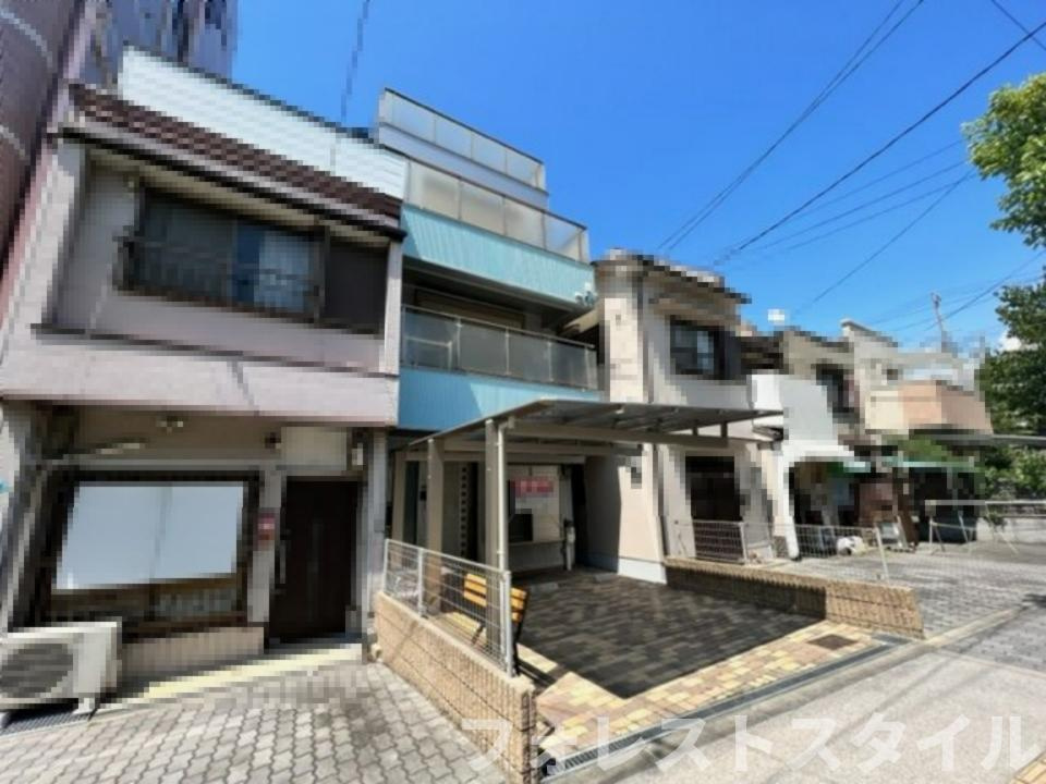 都島区都島本通２丁目　戸建の前面道路含む現地写真