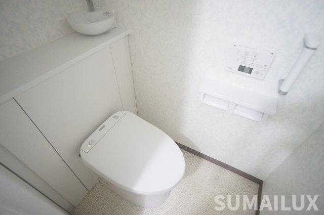 熊本市南区日吉２丁目の賃貸マンションのトイレ