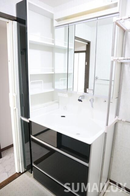 熊本市南区日吉２丁目の賃貸マンションの独立洗面台