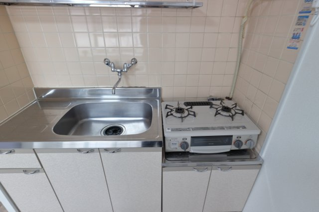 【キッチン】 | メゾンド山手 | キッチン　2口コンロ