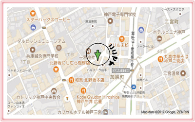 【地図】 | メゾンド山手 | 周辺の地図です。