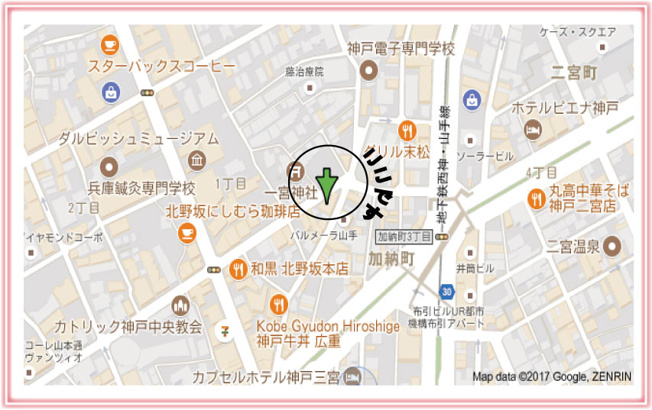 【地図】 | メゾンド山手 | 周辺の地図です。