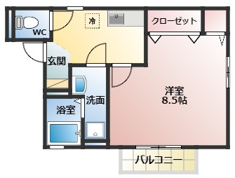 【間取り】 | サニーハウス法善寺