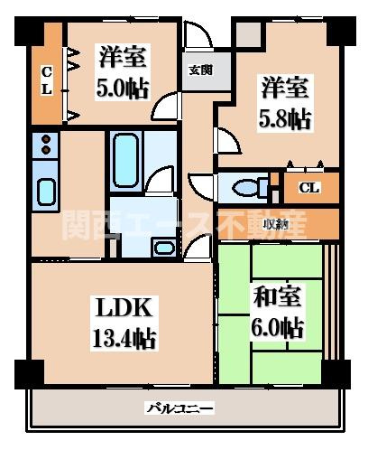 【間取り】 | ベルカーサ太子田