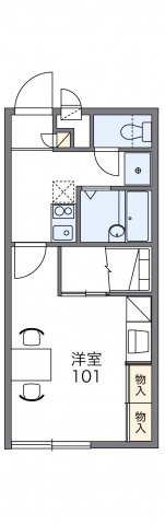レオパレスTIARAの間取り|画像2