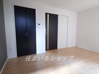 広島市安佐北区亀山４丁目のアパートの寝室