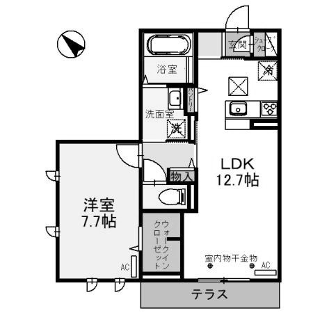 【間取り】 | サクラソラB