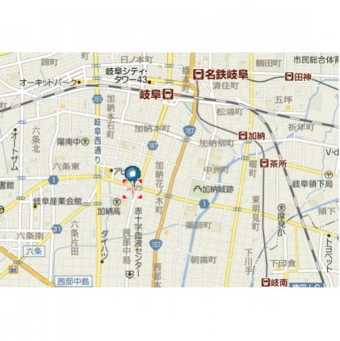 岐阜市加納城南通３丁目の駐車場の外観