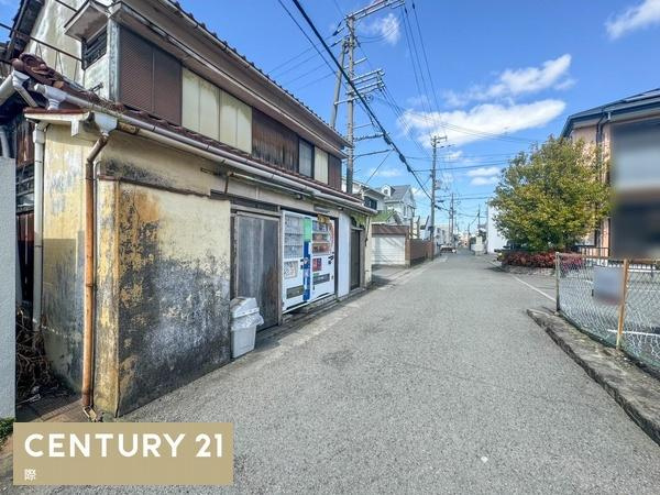 和歌山市北出島　土地の前面道路含む現地写真