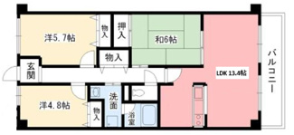 【間取り】 | リーヴ香櫨園