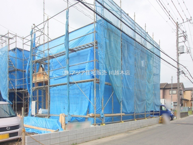 川越市小ケ谷2期　新築戸建の外観|建築中