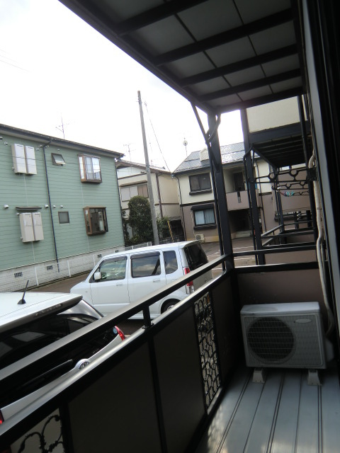 セジュール昭和A棟のバルコニー