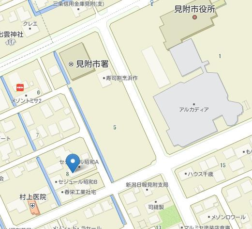 セジュール昭和A棟の地図