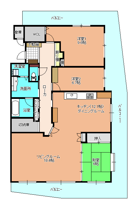 【間取り】の画像