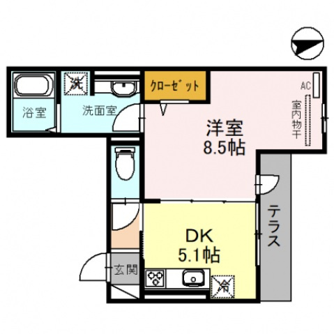 ユニヴェールの間取り