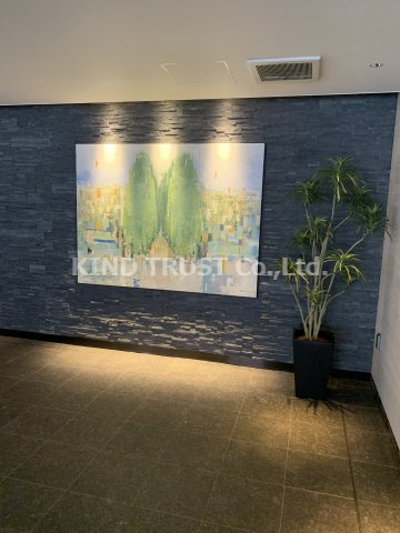 パークアクシス梅田のロビー|落ち着いたロビーです