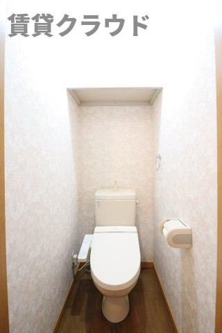 ピースコートのトイレ|清潔感のあるトイレです